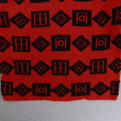 Kitty Hawk Vivian Wang Womens Size Small Sweater Colorful Geometric Design VTG - Picture 14 of 14