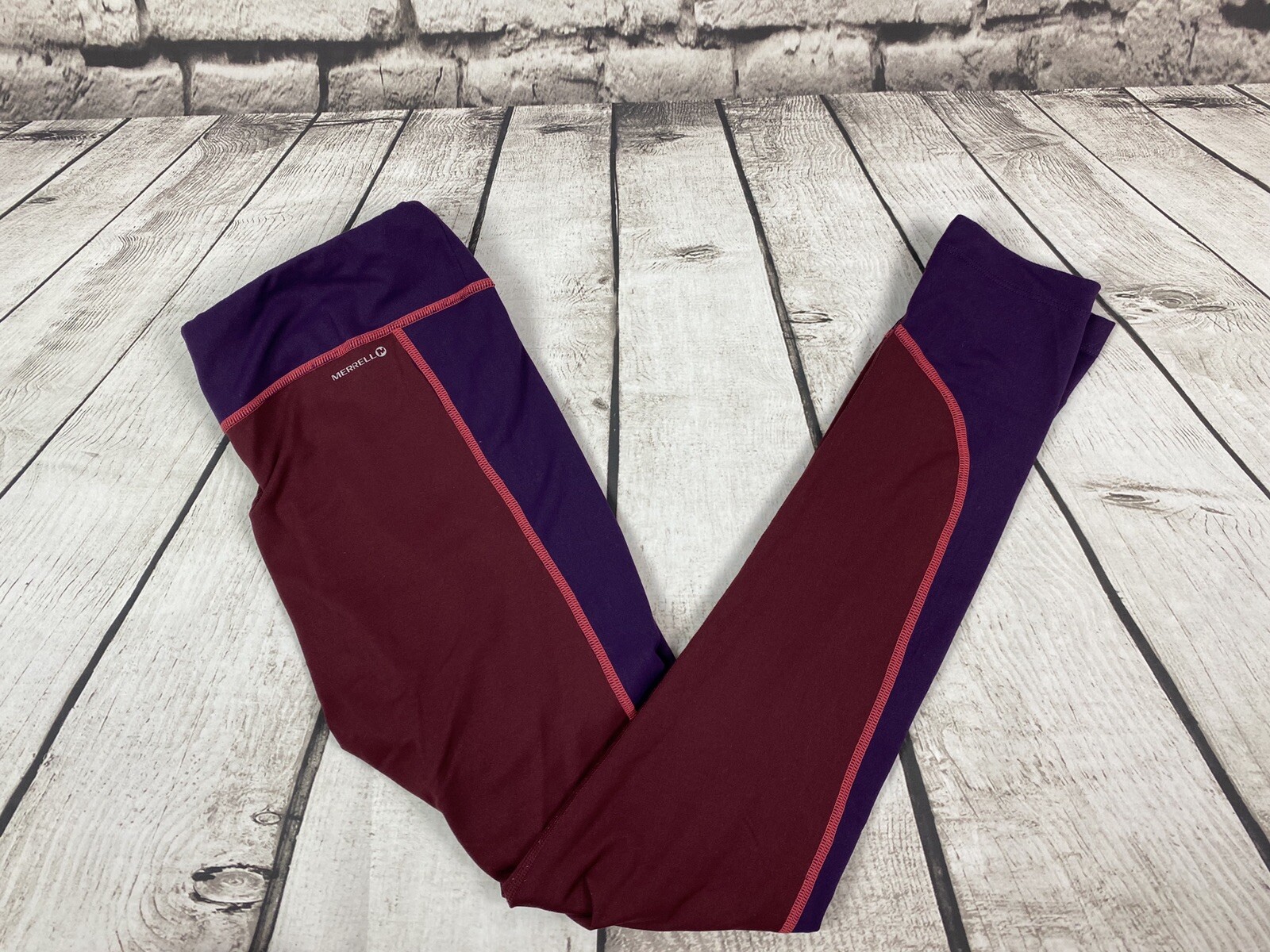 Pantalone donna Merrell taglia small media multicolore sportivo elasticizzato LKNW