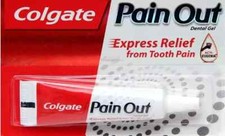 Colgate Pain Out 10 gm Dental Gel Express Relief from Tooth Pain