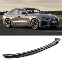 PSM Style Gloss Black Highkick Spoiler Wing For 20-Up BMW 4-Series Gran Coupé