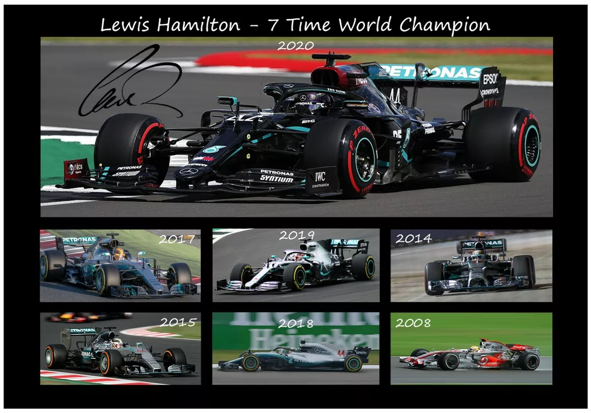 Lewis 7 F1 World 2020 2019 2018 2017 2015 2014 08 | eBay