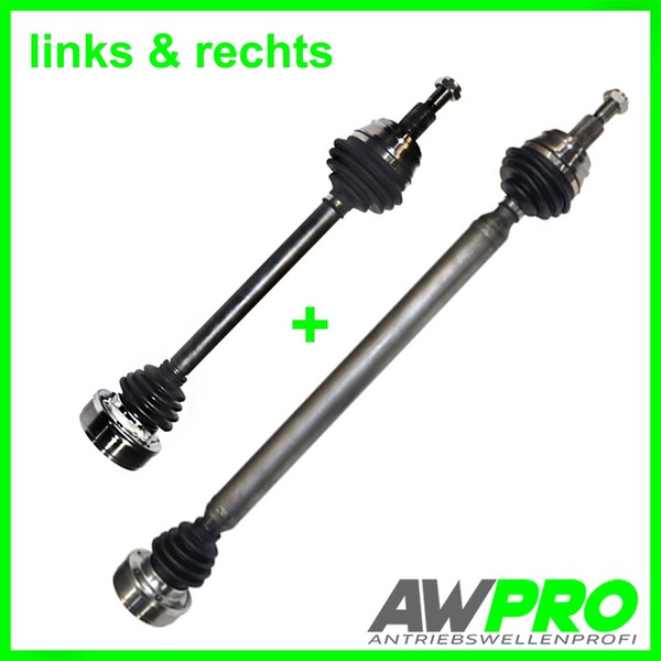 2 X Antriebswelle Rechts+Links A3 Toledo Leon Octavia Bora NEW Beetle Golf NEU-image