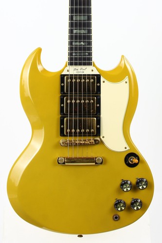 1991 Gibson 30th Anniversary SG Custom 3 Pickup Limited Edition TV Yellow - Picture 6 of 24