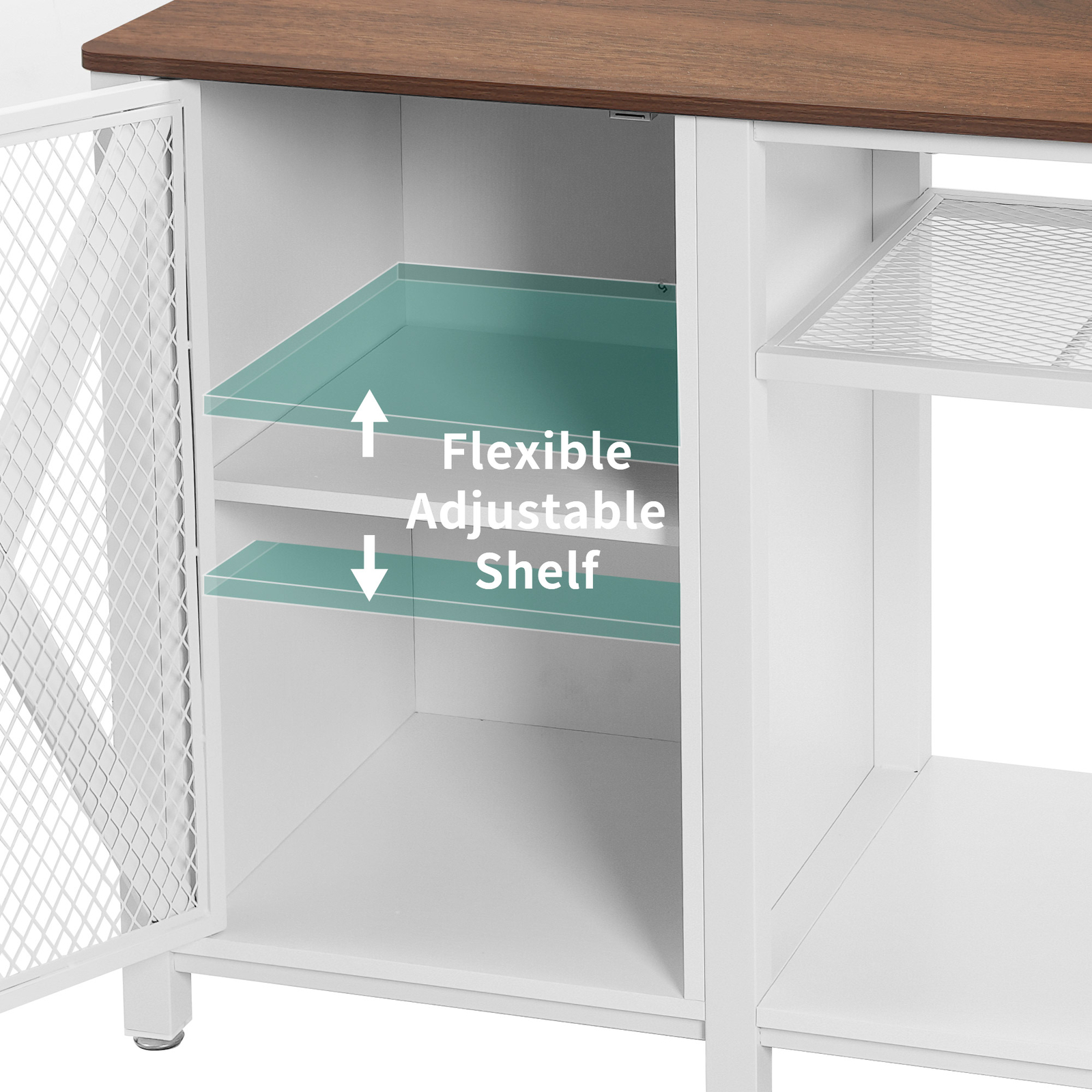 5575 Gallon Metal Aquarium Stand with Charging Station Fish