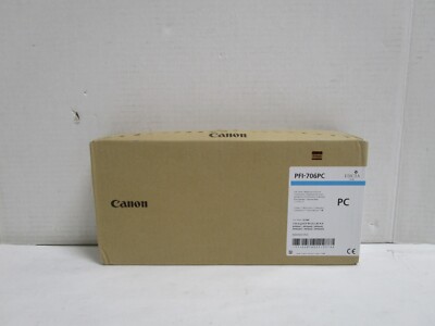 GENUINE CANON PFI-706PC INK TANK imagePROGRAF 700ml EXP. 12/2022 NEW SEALED