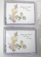 Hallmark Precious Moments BABY SHOWER THANK YOU Note Cards Blank 2 Packs of 10
