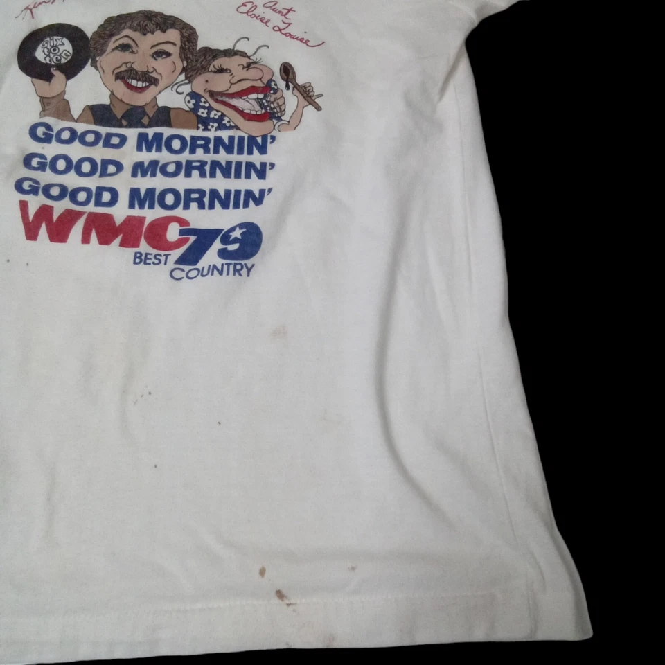 Camiseta De Colección Años 80 - Ken Martin & Aunt Eloise Louise WMC 79 Memphis TN Grande EE. UU. Foto 4 de 4