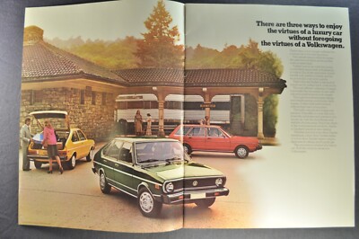 1976 Volkswagen Dasher Catalog Brochure Sedan Wagon