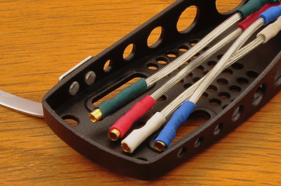 SME /Pioneer /Tonar type Black Aluminium Turntable Headshell +SILVER WIRES 🇬🇧 - Image 2 of 4