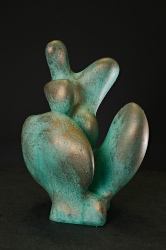 Original signiert "Organic Forms Ruhende Venus" by Prof. em. Loeschner-Gornau