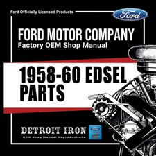1958-1960 Edsel Chassis And Body Master Parts Catalog Kit