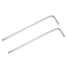 2pack 3/16" Ball End Hex Wrench L Shaped Long Arm CR-V Repairing Tool SAE
