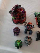 VTG Mighty Max Skull Mountain Playset HORROR HEADS ETC 1992 Bluebird 90s, PARTS