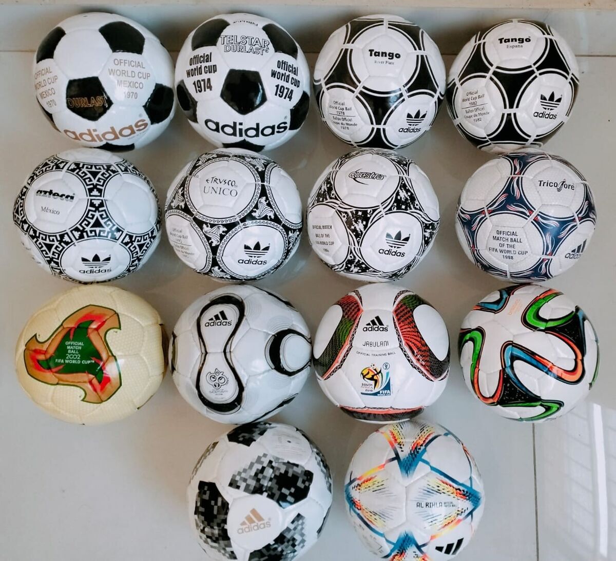 adidas historical mini ball set 14 pcs for collector FIFA adidas historical mini ball set 14 pcs for collector FIFA