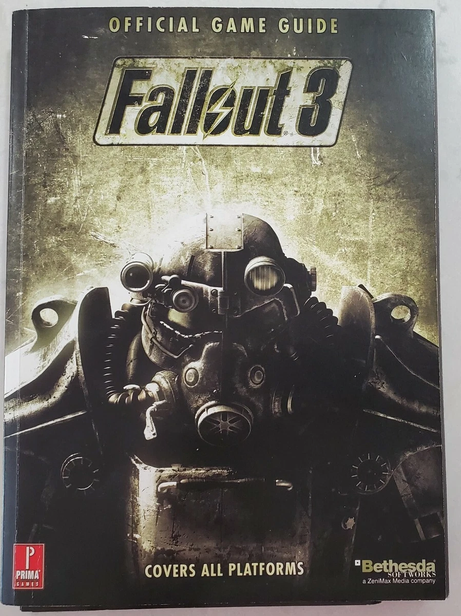 Fallout 3 Official Game Guide 2008 with Capital Wasteland Map All Platforms