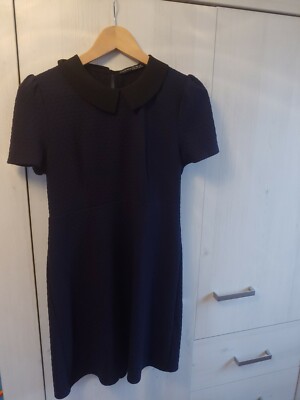 Tolles Kleid Primark Blau Schwarzer Kragen 38 Top Schick