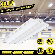 LED Linear High Bay Shop Light 400W Industrial Warehouse Garage Workshop Fixture