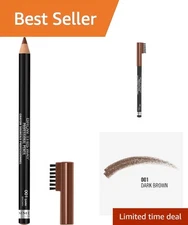 Highly-Pigmented Brow Pencil - Long Lasting, Dark Brown, 6 Shades Available
