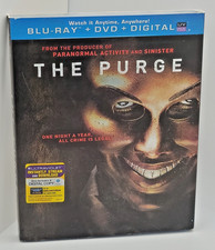 The Purge Blu-ray DVD 2013 Ethan Hawke Lena Headey Horror Thriller Movie Rated R