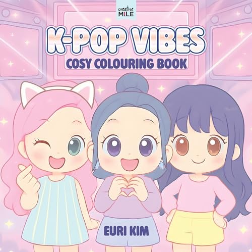 K Pop Cosy Vibes Colouring Book 9781923457997 NEW Free UK Delivery - Image 7
