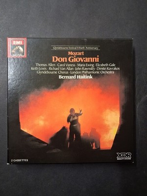 BERNARD HAITINK CONDUCTS MOZART DON GIOVANNI EMI CASSETTES 