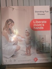 Gakfawd Baby Shower Stand with Anti-slip Base, Adjustable Child Stand for Sho