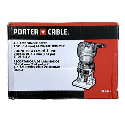 #ad #ad PORTER CABLE PCE6430 4.5 Amp Single Speed 1 4quot; Electric Laminate Trimmer Router $99.99