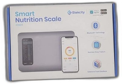 Etekcity Smart Food Kitchen Scale With Nutritional Calculator, Free App With 19