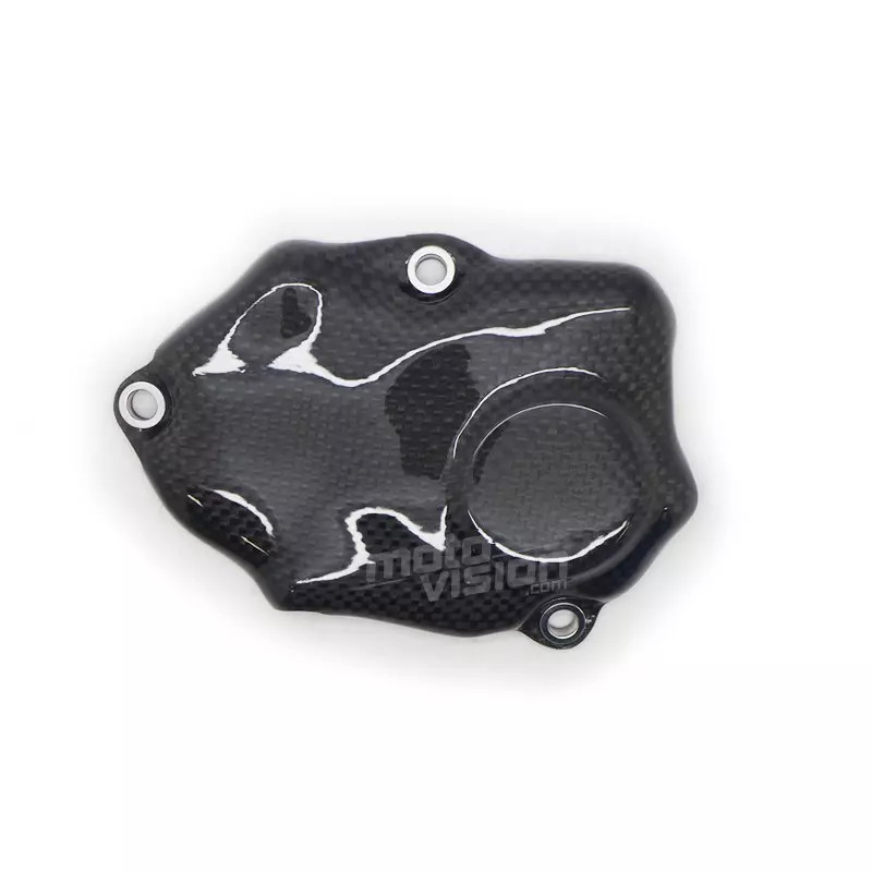 Protection d'allumage anti-abrasion GO2RACE en carbone-kevlar pour carter de R6