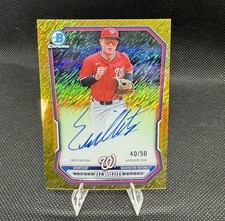 Eli Willits Chrome Gold Shimmer 40/50 2026 Bowman #CPA-EW