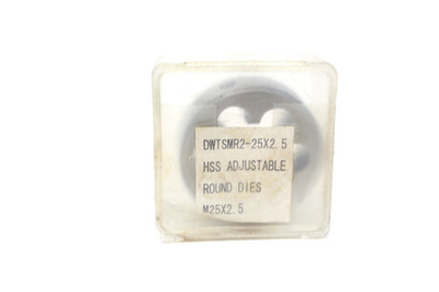 DWT SMR2-25x2.5 HSS Adjustable Round Die, M25x2.5 New
