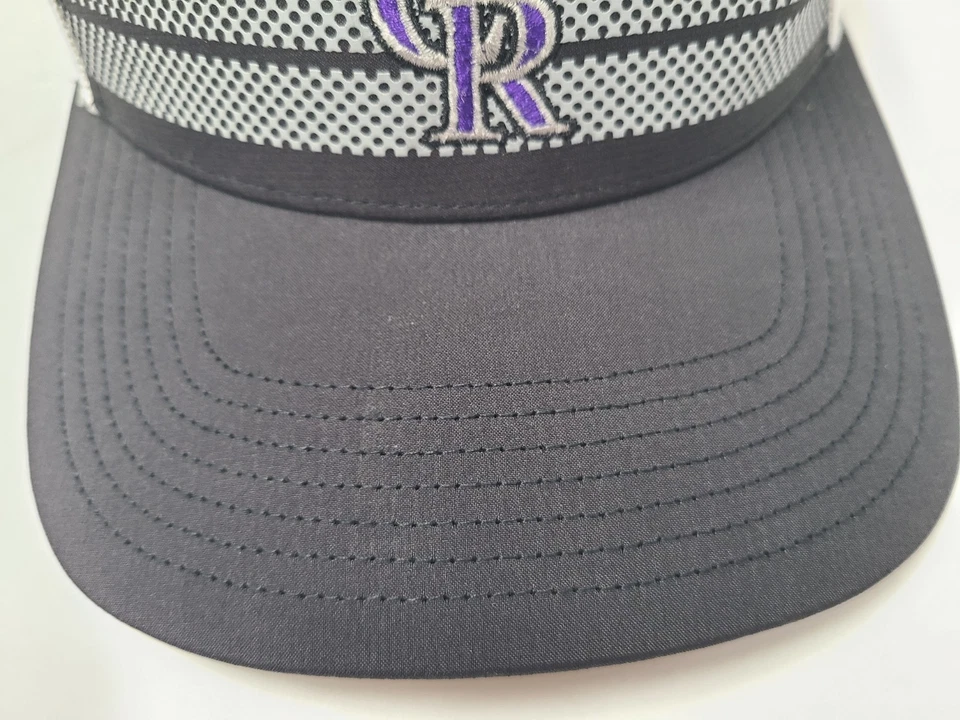 Colorado Rockies 2018 Postseason 47 Brand Mesh Trucker Snapback Hat Cap Men MLB - Image 3 of 4