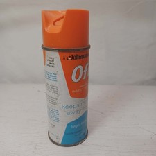 Vintage Off! Bug Repellent Insect spray Advertising Metal Can Prop Johnson Wax 