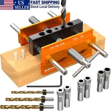 Dowel Jig Length Self Centering Dowel Jig Kit with 6 Drill Guide Bushings