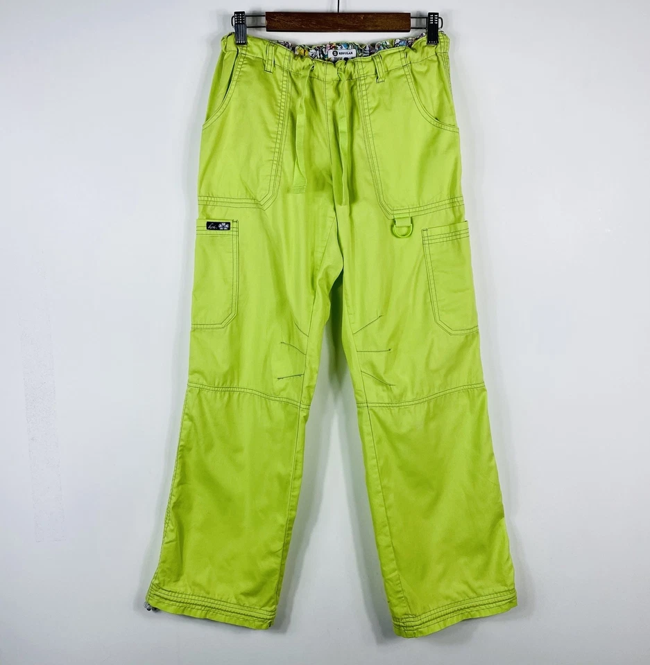 Pantalones Médicos Koi Talla Pequeña Clásicos Lindsey Carga 7 Bolsillos Verde Llave Lima 701 Foto 2 de 4