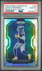 2020 Justin Jefferson BLACK PRIZM SILVER PSA10