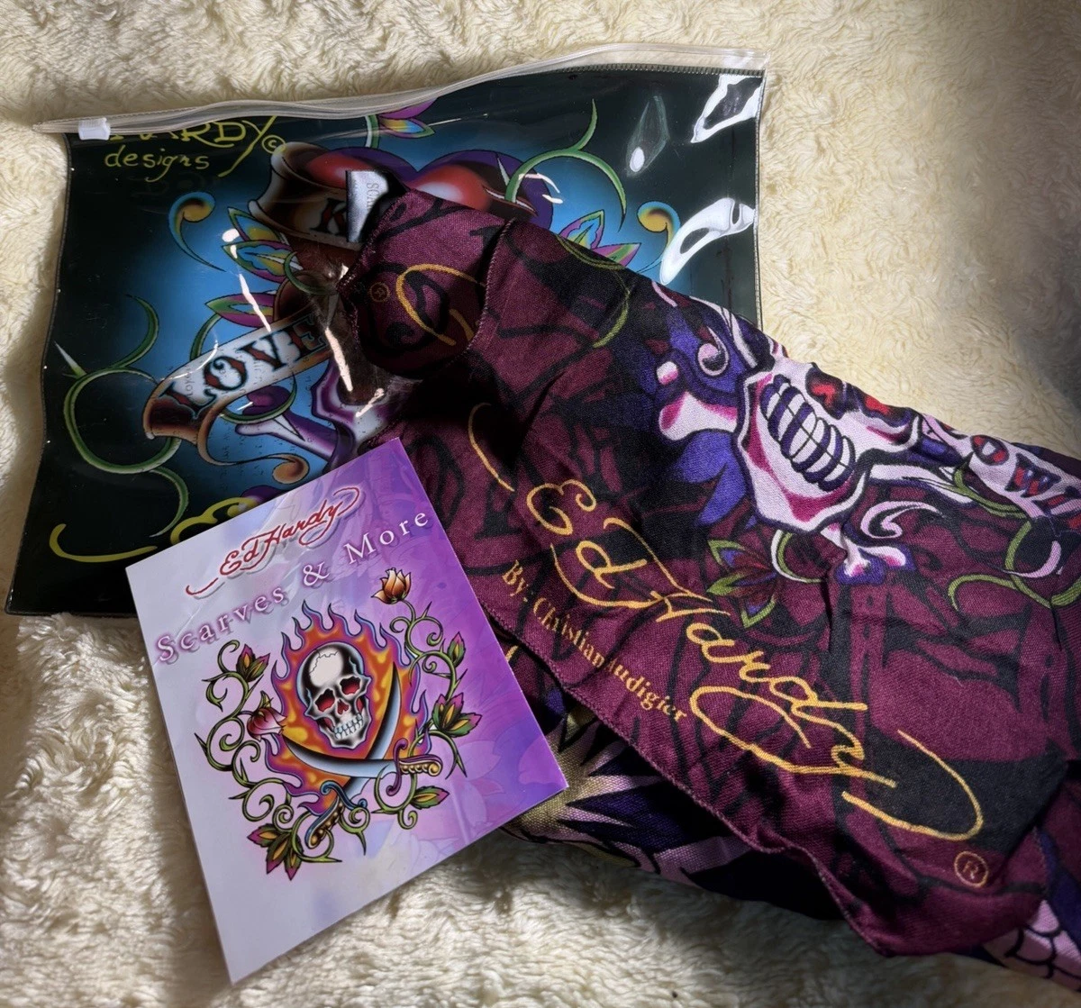 Ed Hardy Women's Scarf and Wrap for sale | eBay