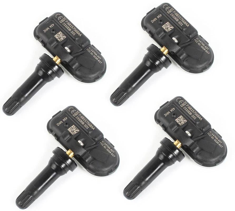 4Pcs Genuine 68249197AA Tire Pressure Sensor TPMS For Dodge Ram 1500 2500 3500 - Imagem 3 de 4