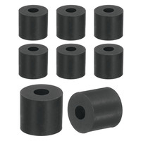 12 StüCk Gummi Unterlegscheiben 15Mm Od, Flache Beilagscheiben 4Mm Id, 15Mm Dick