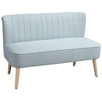 Sofa 2-Sitzer Couch Stoffsofa SitzmöBel Polstersofa Loungesofa Breit HellgrüN