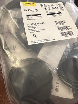 Jabra EVOLVE 20 SE UC Stereo USB-A Corded Headset 4999-823-109 Black New