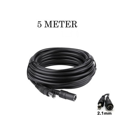 5 Meter Stromverlängerung für CCTV Kamera Netzteil Kabel 2,1 mm