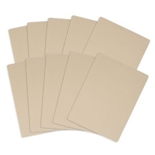 10Pcs Tattoo Practice Skin Silicone 1mm Thickness Double Sided Blank Eyebrow GEV