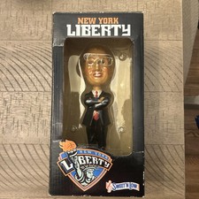 WNBA NY Liberty Basketball Coach Richie Adubato Sweet ‘n Low ‘02 Bobblehead NIB