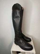 TuffRider Black Men's Leather Back Zip Tall Riding Boots Size 9.5