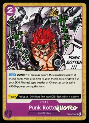 Punk Rotten OP05-078 Awakening of the New Era One Piece NM