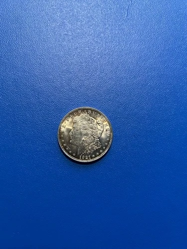 1921 Morgan Dollar $1 Coin 90% Silver 10% Copper 0.9 Fineness Collectible