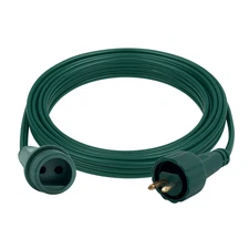 Extension Power Cord 6.5 Ft 1/2 inch Plug Connectors for X-Mas Tree & LED Lights