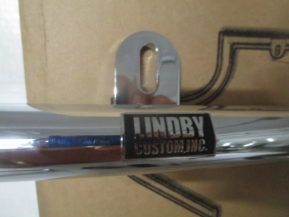 86-99 Harley Davidson FL Softail Lindby Custom Front Linbar Highway Engine Guard Foto 3 de 4