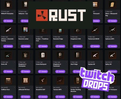 #ad Rust Twitch Drops Round 40 41 42 43 44 45 46 47 ALL 88 88 Items $7.99